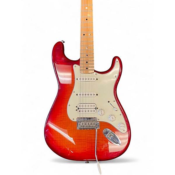 Used Fender Standard Stratocaster AGED CHERRY BURST Solid Body Electric Guitar