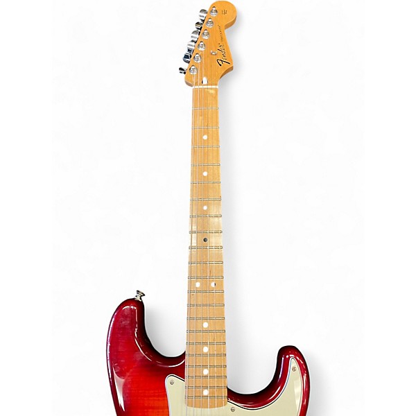 Used Fender Standard Stratocaster AGED CHERRY BURST Solid Body Electric Guitar
