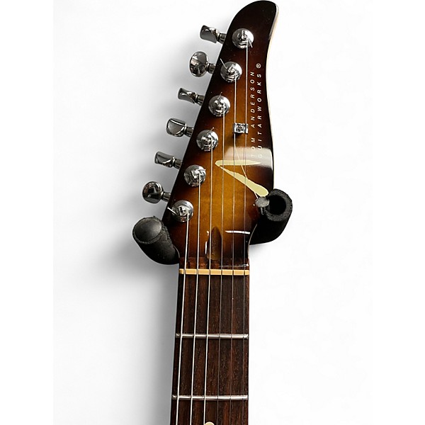 Used Tom Anderson Drop Top Classic Tobacco Burst Solid Body Electric Guitar