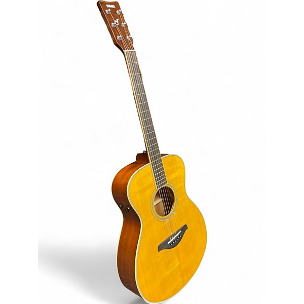 Used Yamaha FSTA TransAcoustic Concert Vintage Natural Acoustic Electric Guitar