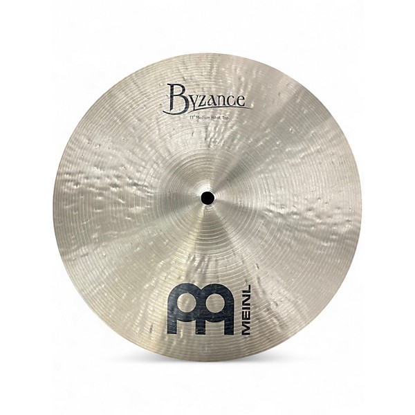 Used MEINL 13in Byzance Traditional Hi Hat Medium Pair Cymbal