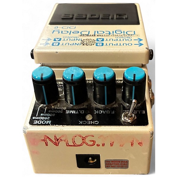 Used 2022 BOSS DD6 Digital Delay ANALOGMAN HI CUT MOD Effect Pedal