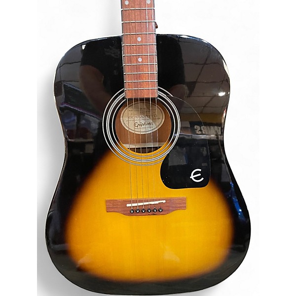 Used Epiphone DR100 Sunburst Acoustic Guitar