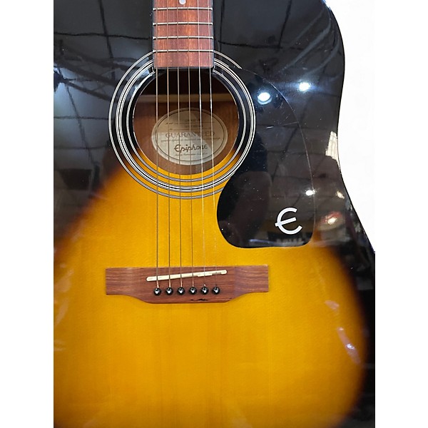 Used Epiphone DR100 Sunburst Acoustic Guitar
