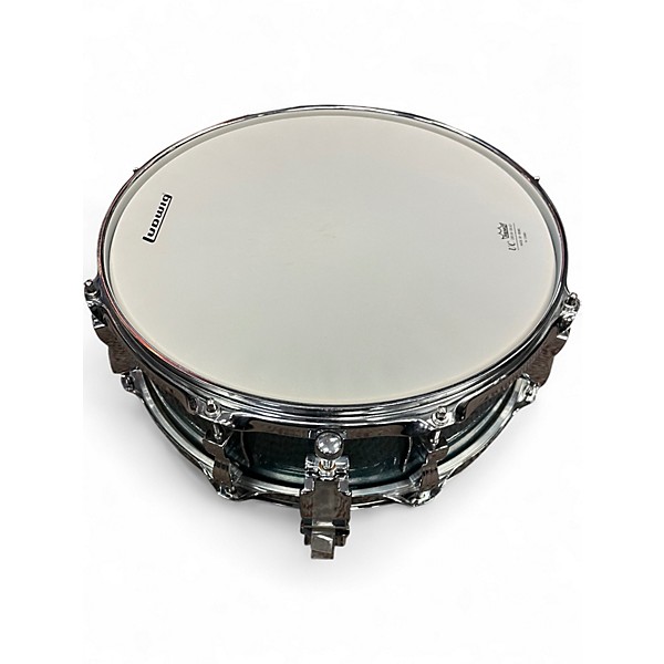 Used Ludwig 14X5 Breakbeats By Questlove Snare BLUE AZURE Drum