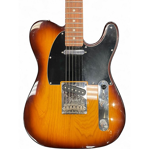 Used 2016 Fender Magnificent 7 American Standard Telecaster Figured Neck Cognac Burst Solid Body Electric Guitar