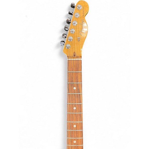 Used 2016 Fender Magnificent 7 American Standard Telecaster Figured Neck Cognac Burst Solid Body Electric Guitar