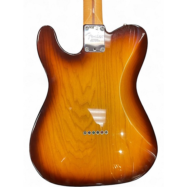 Used 2016 Fender Magnificent 7 American Standard Telecaster Figured Neck Cognac Burst Solid Body Electric Guitar