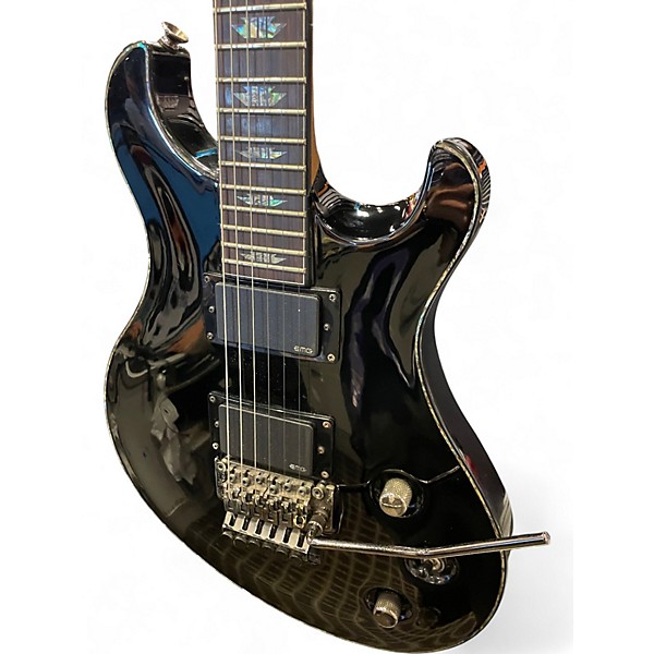 Used Charvel Desolation Double Cutaway 1 with Floyd Rose Ebony Solid Body Electric Guitar