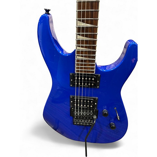 Used Jackson SLX DX Soloist Lightening Blue Solid Body Electric Guitar