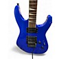 Used Jackson SLX DX Soloist Lightening Blue Solid Body Electric Guitar