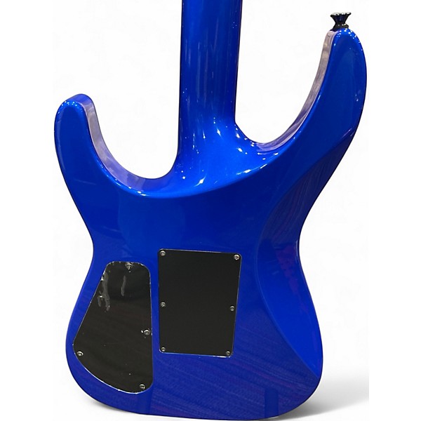 Used Jackson SLX DX Soloist Lightening Blue Solid Body Electric Guitar