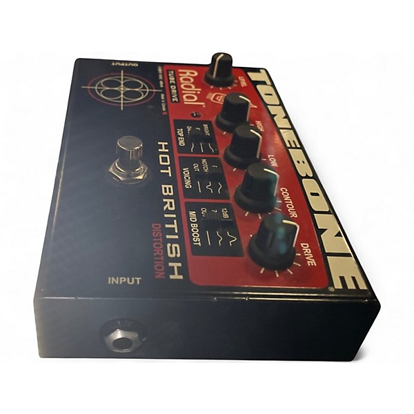 Used Radial Engineering Tonebone Hot British Tube Drive Distortion Effect Pedal