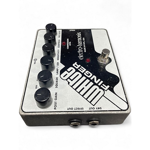 Used Electro-Harmonix White Finger Compressor Effect Pedal