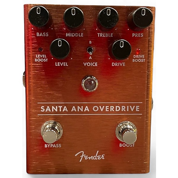 Used Fender SANTA ANA OVERDRIVE Effect Pedal