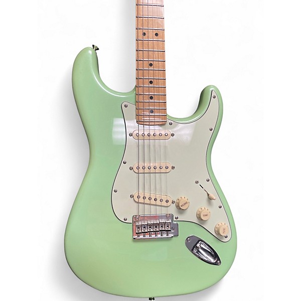Used Fender Standard Stratocaster Mint Green Solid Body Electric Guitar