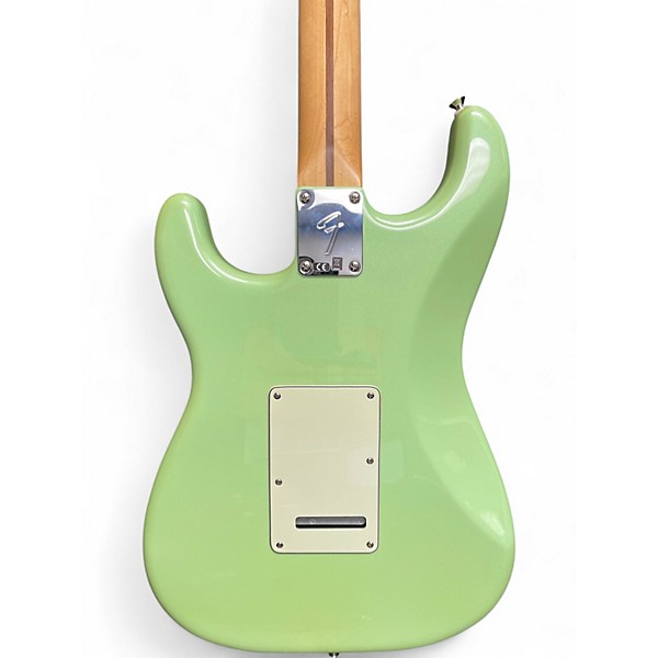 Used Fender Standard Stratocaster Mint Green Solid Body Electric Guitar