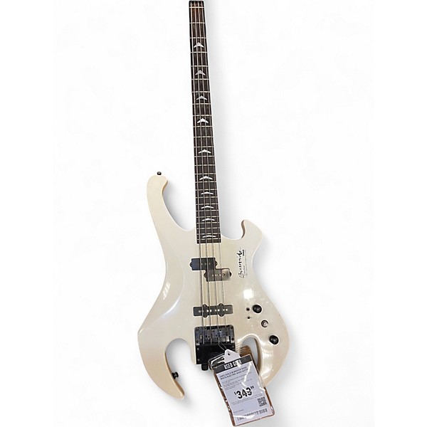 Used Guild BURNSIDE BASS White Electric Bass Guitar