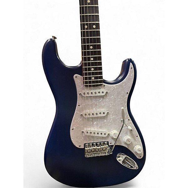 Used Fender Stratocaster Sapphire Blue Trans Solid Body Electric Guitar