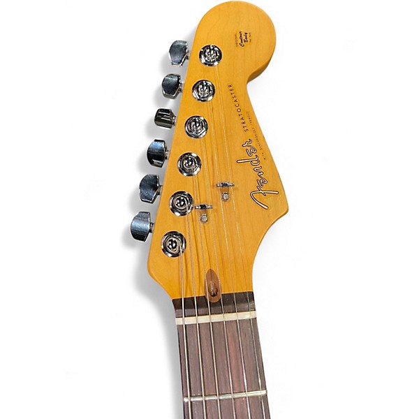 Used Fender Stratocaster Sapphire Blue Trans Solid Body Electric Guitar