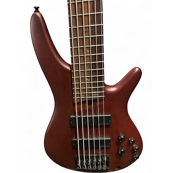 Used Ibanez SR506 6 String Mahogany Electric Bass Guitar