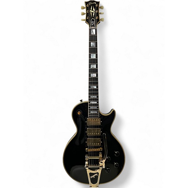 Used 2022 Gibson 1957 Les Paul Custom Black Beauty Reissue 3 Pickup Black Solid Body Electric Guitar
