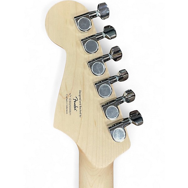 Used Squier SONIC STRATOCASTER BLACK Solid Body Electric Guitar