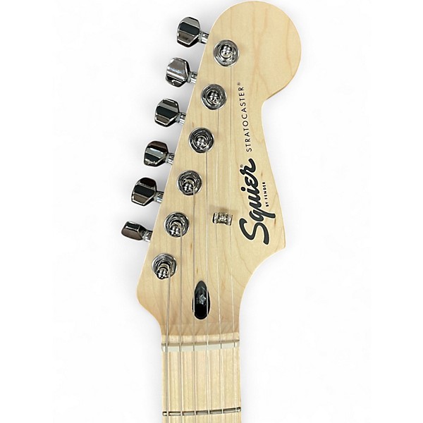 Used Squier SONIC STRATOCASTER BLACK Solid Body Electric Guitar
