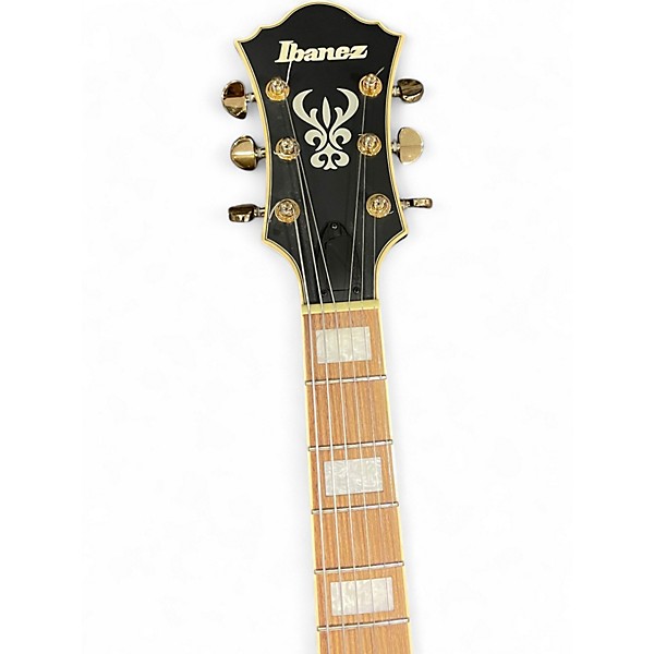 Used Ibanez AF75GBKF Black Hollow Body Electric Guitar