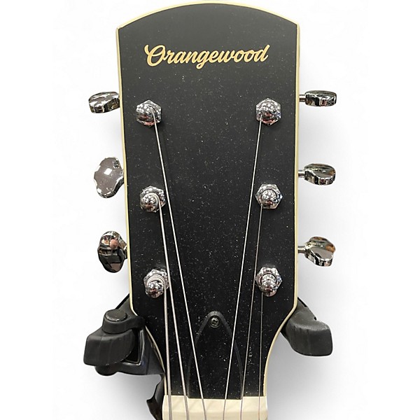 Used Orangewood Juniper Rubber Bridge Black Acoustic Electric Guitar