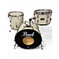Used Pearl 3 Piece 1980s USA Maple White Drum Kit thumbnail