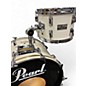 Used Pearl 3 Piece 1980s USA Maple White Drum Kit