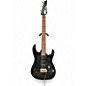 Used Ibanez GRX70QA transparent black sunburst Solid Body Electric Guitar thumbnail