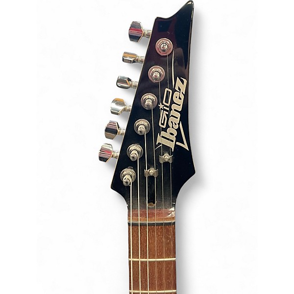 Used Ibanez GRX70QA transparent black sunburst Solid Body Electric Guitar