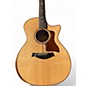 Used Taylor 814CE DLX Natural Acoustic Electric Guitar thumbnail