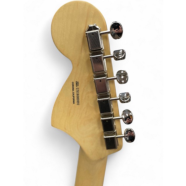 Used Fender American Performer Mustang Vintage White Solid Body Electric Guitar