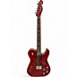 Used Squier MASTER SERIES THINLINE TELECASTER Trans Crimson Red Hollow Body Electric Guitar thumbnail