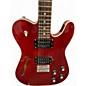 Used Squier MASTER SERIES THINLINE TELECASTER Trans Crimson Red Hollow Body Electric Guitar