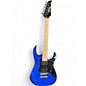 Used Ibanez GRGM21M-JB Blue Solid Body Electric Guitar thumbnail