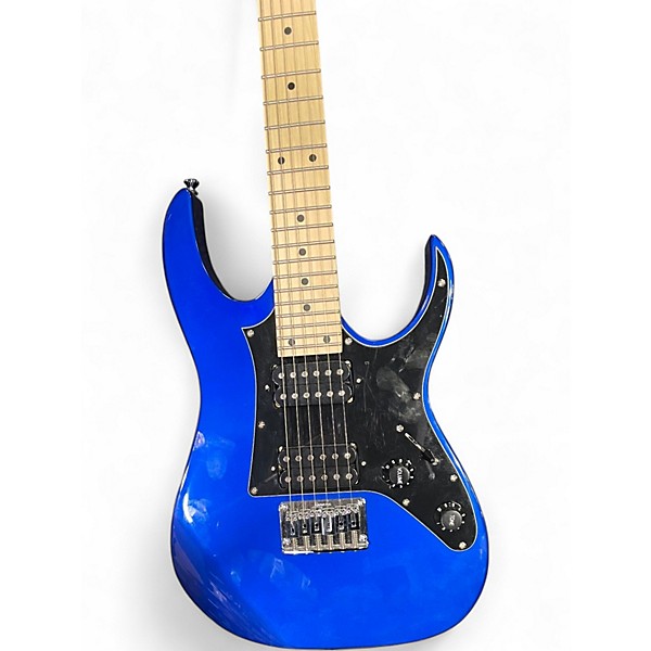 Used Ibanez GRGM21M-JB Blue Solid Body Electric Guitar