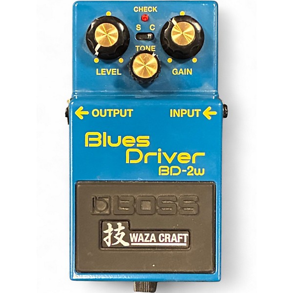 Used BOSS BD2W Blues Driver Waza Craft Effect Pedal