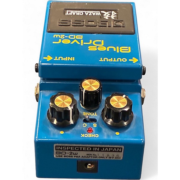 Used BOSS BD2W Blues Driver Waza Craft Effect Pedal