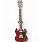 Used 2014 Gibson SG JUNIOR Worn Cherry Solid Body Electric Guitar thumbnail