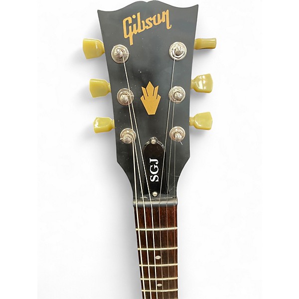 Used 2014 Gibson SG JUNIOR Worn Cherry Solid Body Electric Guitar