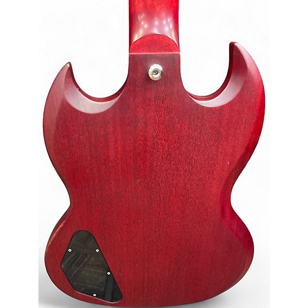 Used 2014 Gibson SG JUNIOR Worn Cherry Solid Body Electric Guitar