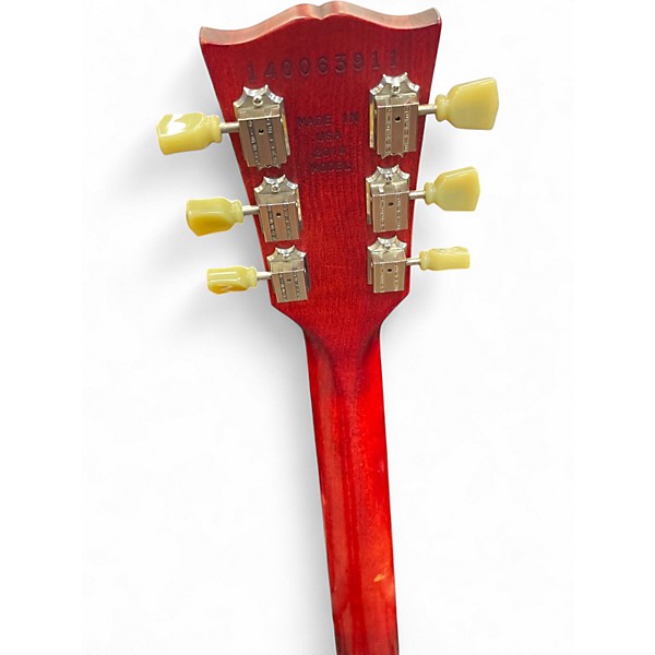 Used 2014 Gibson SG JUNIOR Worn Cherry Solid Body Electric Guitar