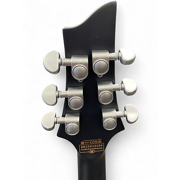 Used Schecter Guitar Research C1 Platinum Graphite Pearl Solid Body Electric Guitar