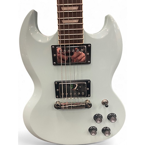 Used Epiphone SG Junior Ice Blue Solid Body Electric Guitar