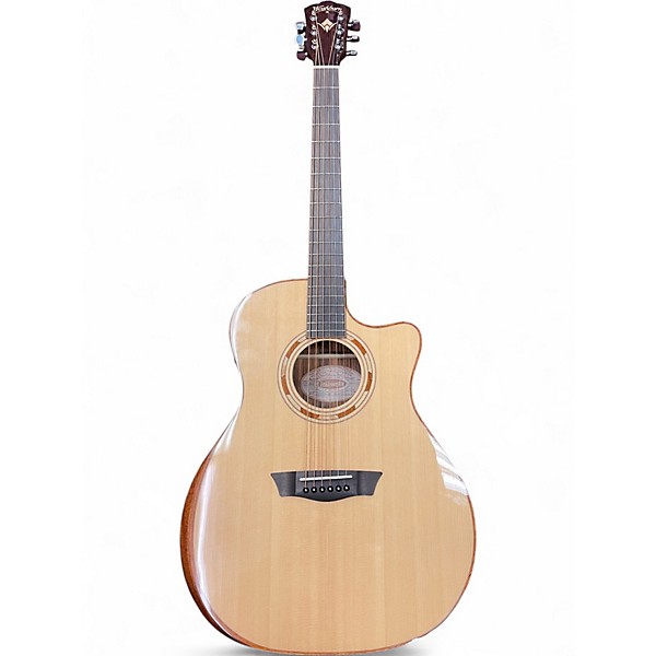 Used Washburn G20SCE NATURAL Acoustic Electric Guitar
