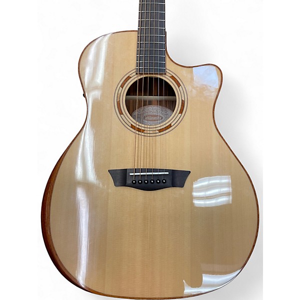 Used Washburn G20SCE NATURAL Acoustic Electric Guitar